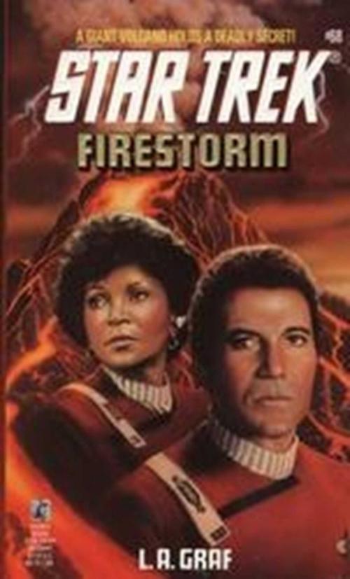 Cover of the book Firestorm by L.A. Graf, Pocket Books/Star Trek