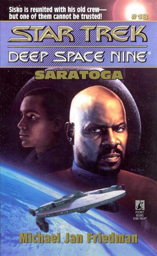 Cover of the book Saratoga by Michael Jan Friedman, Pocket Books/Star Trek