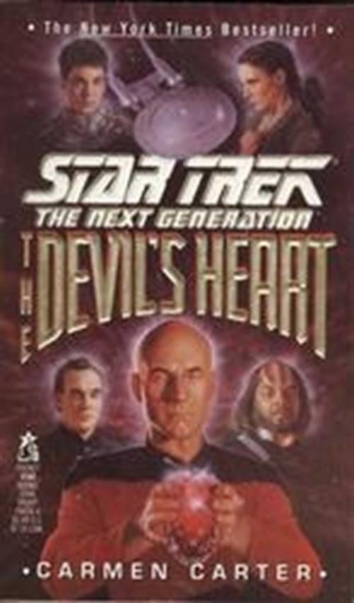 Cover of the book The Devil's Heart by Carter Carmen, Pocket Books/Star Trek