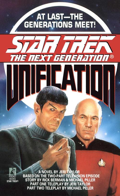 Cover of the book Unification by Jeri Taylor, Pocket Books/Star Trek