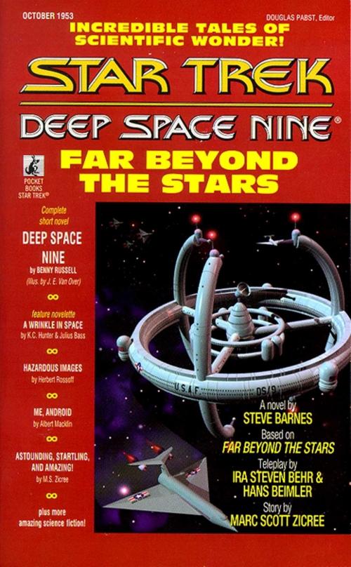 Cover of the book Far Beyond the Stars by Steven Barnes, Pocket Books/Star Trek