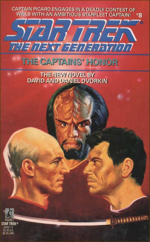 Cover of the book The Captains' Honor by David Dvorkin, Daniel Dvorkin, Pocket Books/Star Trek