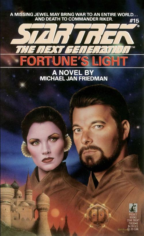 Cover of the book Fortune's Light by Michael Jan Friedman, Pocket Books/Star Trek