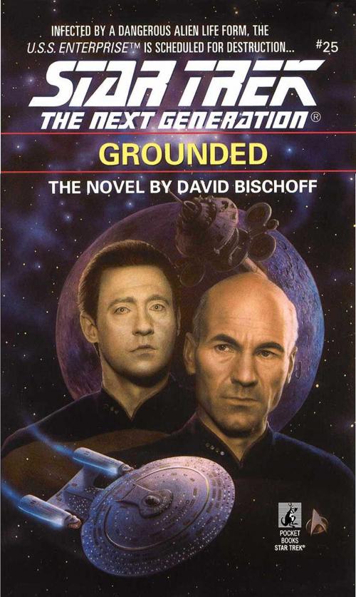Cover of the book Grounded by David Bischoff, Pocket Books/Star Trek
