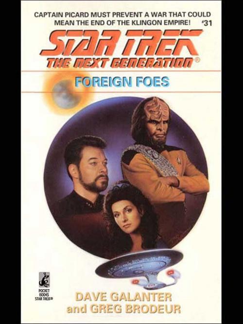 Cover of the book Foreign Foes by Dave Galanter, Greg Brodeur, Pocket Books/Star Trek