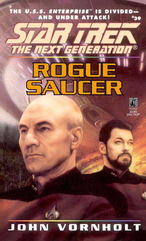 Cover of the book Rogue Saucer by John Vornholt, Pocket Books/Star Trek