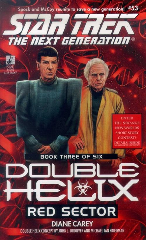 Cover of the book Red Sector by Diane Carey, Pocket Books/Star Trek