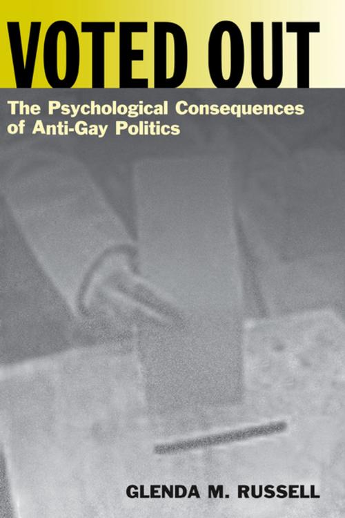 Cover of the book Voted Out by Glenda M. Russell, NYU Press