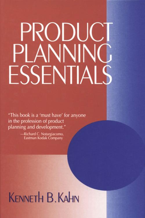 Cover of the book Product Planning Essentials by Kenneth B. Kahn, SAGE Publications