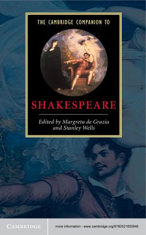 Cover of the book The Cambridge Companion to Shakespeare by Zvi Bekerman, Michalinos Zembylas