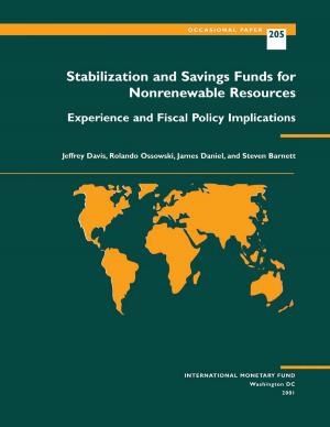 Cover of the book Stabilization and Savings Funds for Nonrenewable Resources by International Monetary Fund.  Monetary and Capital Markets Department