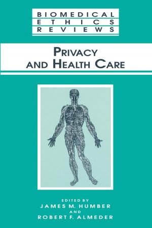 Cover of the book Privacy and Health Care by Steve Chambers