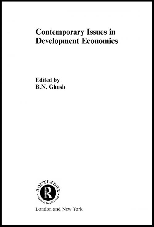 Cover of the book Contemporary Issues in Development Economics by , Taylor and Francis
