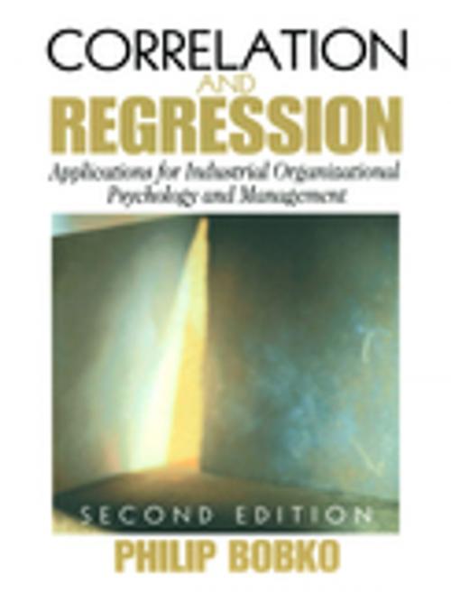 Cover of the book Correlation and Regression by Philip Bobko, SAGE Publications