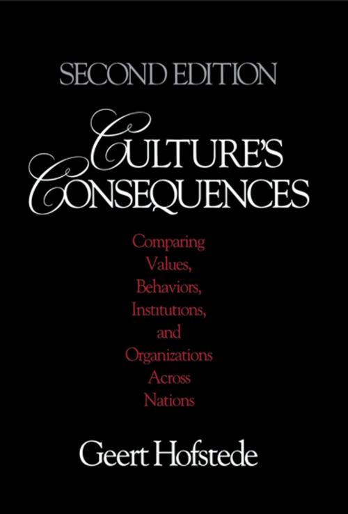 Cover of the book Culture's Consequences by Dr. Geert Hofstede, SAGE Publications