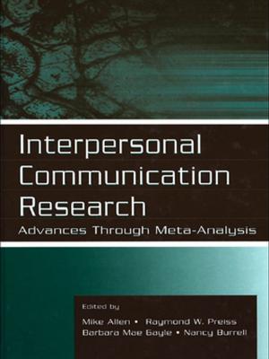 bigCover of the book Interpersonal Communication Research by 