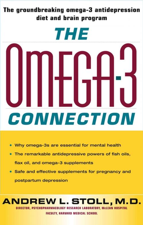 Cover of the book The Omega-3 Connection by Dean Andrew L. Stoll, M.D., Free Press