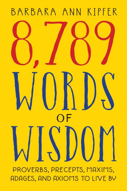 Cover of the book 8,789 Words of Wisdom by Barbara Ann Kipfer, Workman Publishing Company