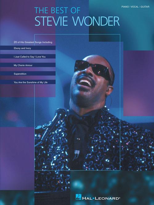 Cover of the book The Best of Stevie Wonder (Songbook) by Stevie Wonder, Hal Leonard