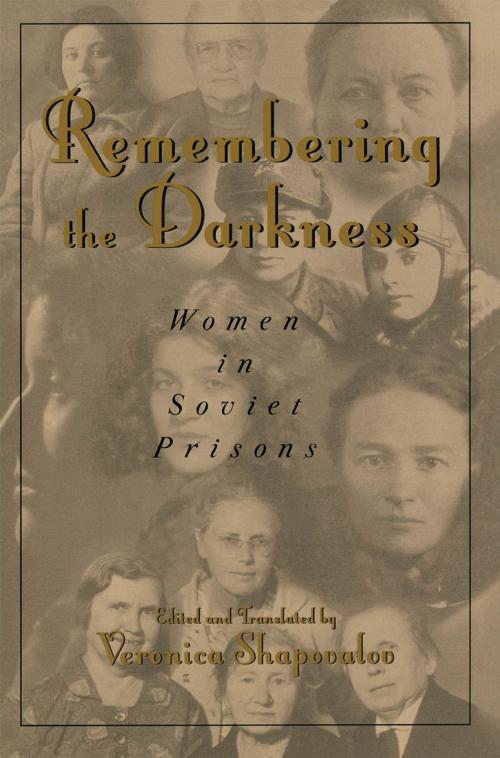Cover of the book Remembering the Darkness by Veronica Shapovalov, Rowman & Littlefield Publishers