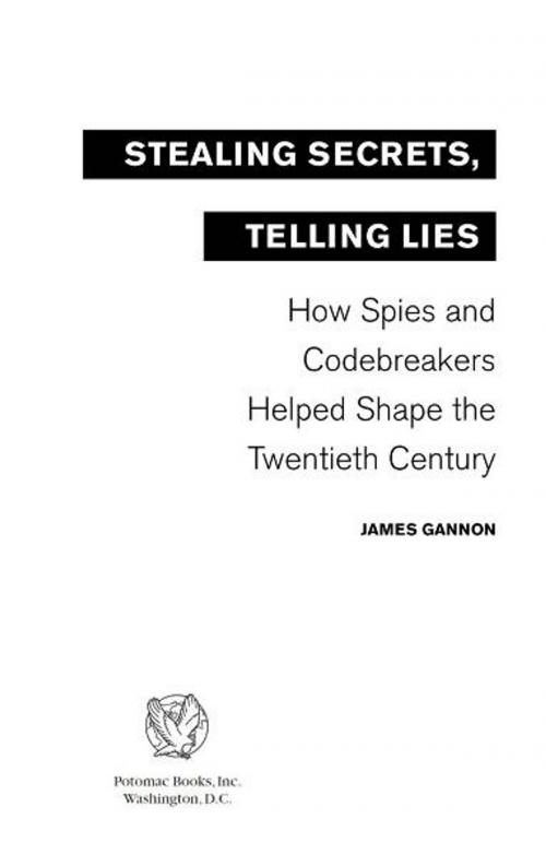 Cover of the book Stealing Secrets, Telling Lies by James Gannon, Potomac Books Inc.