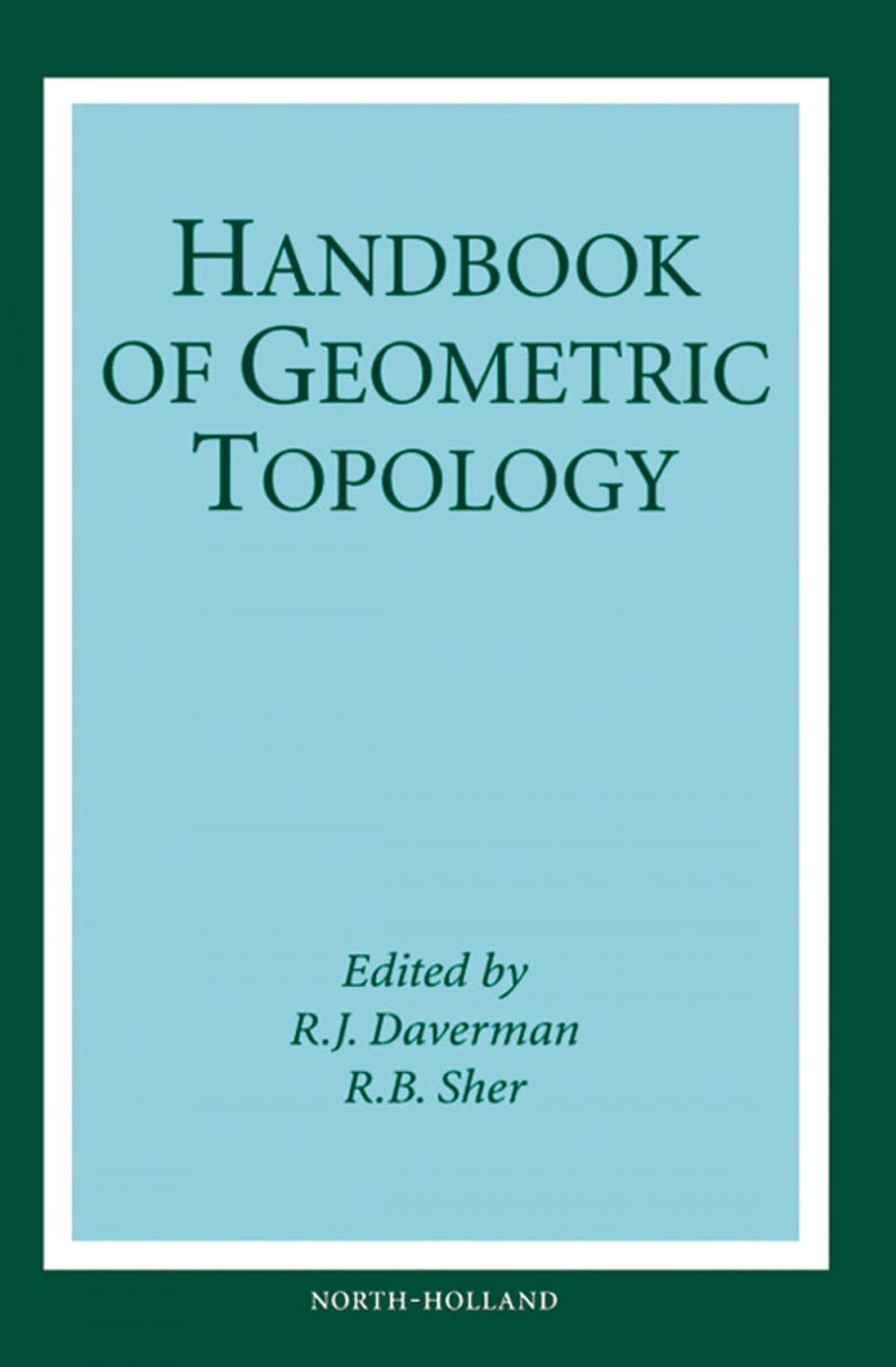 Big bigCover of Handbook of Geometric Topology