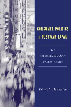 Book cover of Consumer Politics in Postwar Japan