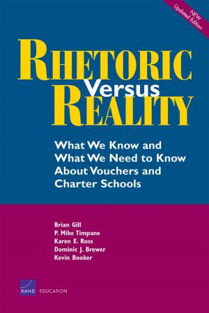 Cover of the book Rhetoric vs. Reality by Eric Peltz, John Halliday, Aimee Bower