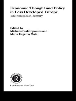 Cover of the book Economic Thought and Policy in Less Developed Europe by Kjell Goldmann