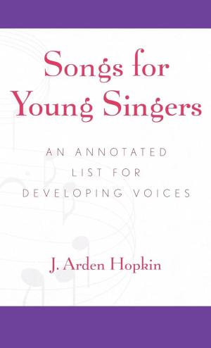 Book cover of Songs for Young Singers