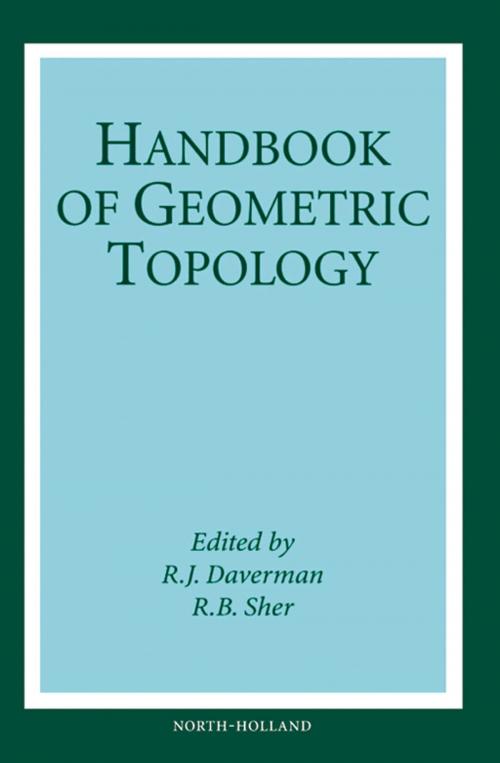 Cover of the book Handbook of Geometric Topology by R.B. Sher, R.J. Daverman, Elsevier Science