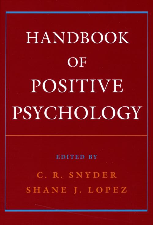 Cover of the book Handbook of Positive Psychology by , Oxford University Press