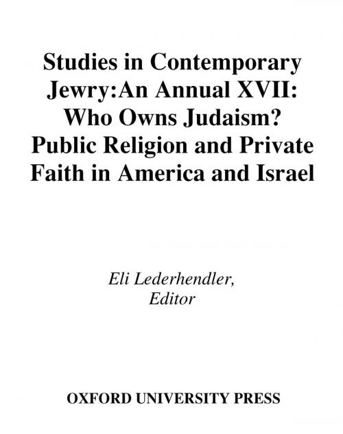 Cover of the book Studies in Contemporary Jewry by , Oxford University Press