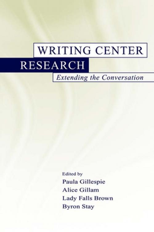 Cover of the book Writing Center Research by , Taylor and Francis