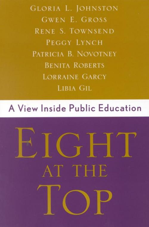 Cover of the book Eight at the Top by Gloria Johnston, Gwen Gross, Rene Townsend, Peggy Lynch, Pat Novotney, R&L Education