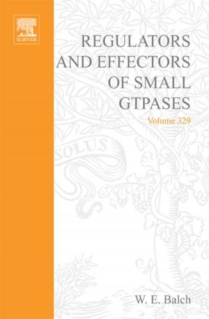 Cover of the book Regulators and Effectors of Small GTPases, Part E: GTPases Involved in Vesicular Traffic by 