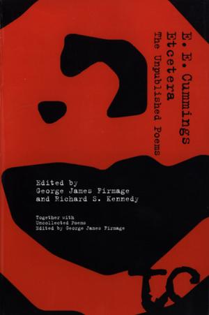 Book cover of Etcetera: The Unpublished Poems of E. E. Cummings