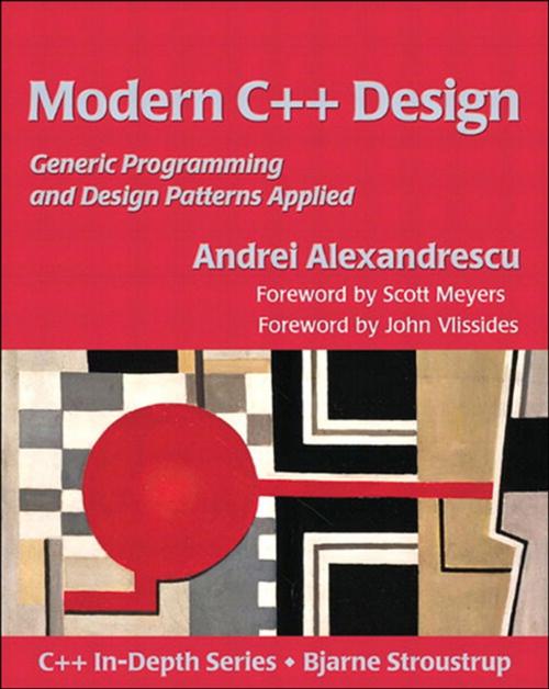 Cover of the book Modern C++ Design by Andrei Alexandrescu, Pearson Education