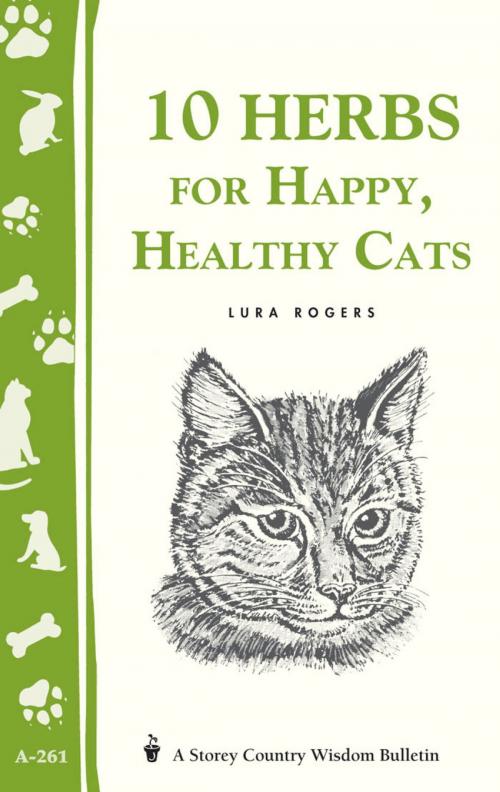 Cover of the book 10 Herbs for Happy, Healthy Cats by Lura Rogers, Storey Publishing, LLC