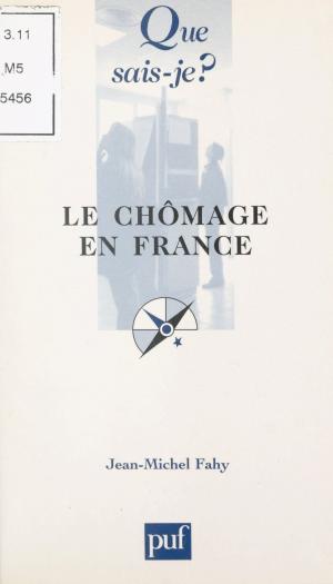 Cover of the book Le chômage en France by Dominique Folscheid