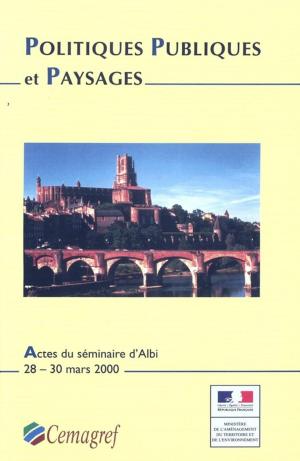 Cover of the book Politiques publiques et paysages by Vincent Albouy