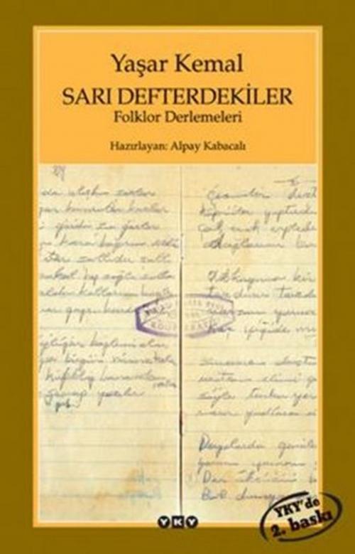 Cover of the book Sarı Defterdekiler by Yaşar Kemal, Yapı Kredi Yayınları