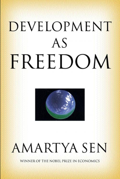Cover of the book Development as Freedom by Amartya Sen, OUP Oxford
