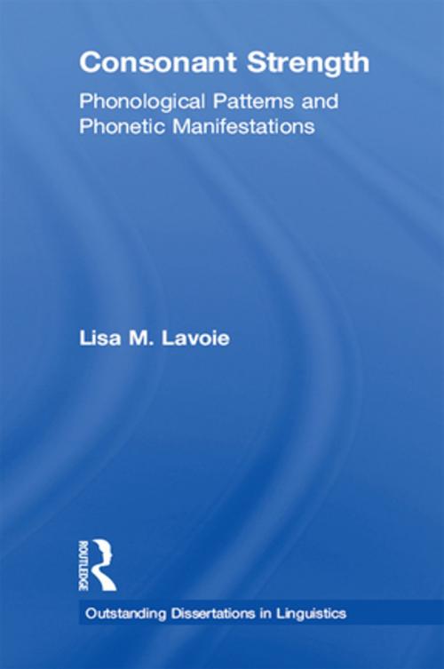Cover of the book Consonant Strength by Lisa M. Lavoie, Taylor and Francis