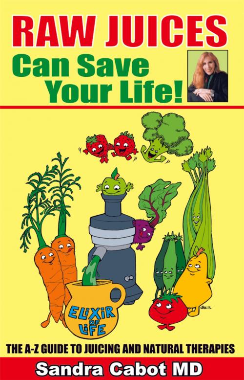 Cover of the book Raw juicing can save your life by Sandra Cabot MD, SCB International Inc.
