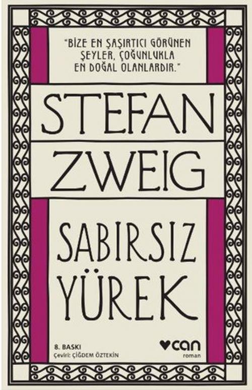 Cover of the book Sabırsız Yürek by Stefan Zweig, Can Yayınları