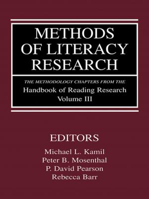 Cover of the book Methods of Literacy Research by Karen Nemeth, Pamela Brillante