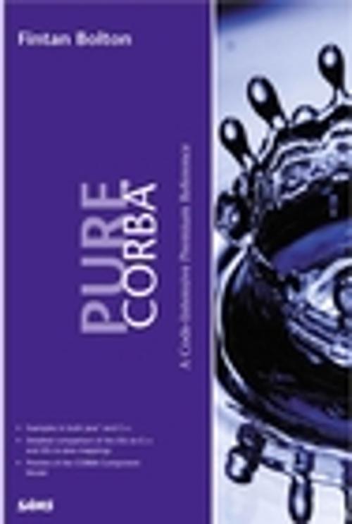 Cover of the book Pure Corba by Fintan Bolton, Pearson Education