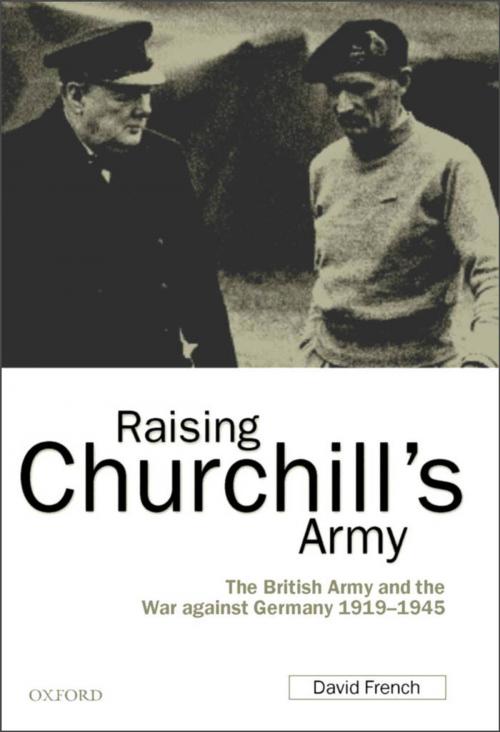 Cover of the book Raising Churchill's Army by David French, OUP Oxford