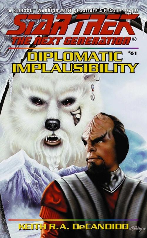 Cover of the book Diplomatic Implausibility by Keith R. A. DeCandido, Pocket Books/Star Trek